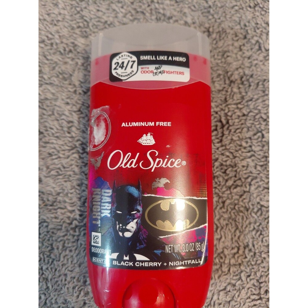 Old Spice Batman Aluminum Free Deodorant for Men Black Cherry & Nightfall
